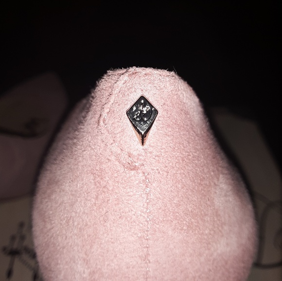 Sam Edelman faux suede blush pink pumps - Picture 6 of 8